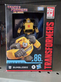 Bumblebee Transformers The Movie Studio Series Action Figure 4.5" by Hasbro in collectible packaging with robot art.