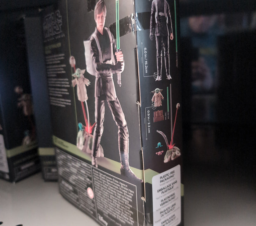 Luke Skywalker and Grogu BOBF Action Figure Star Wars Black Series 1:12