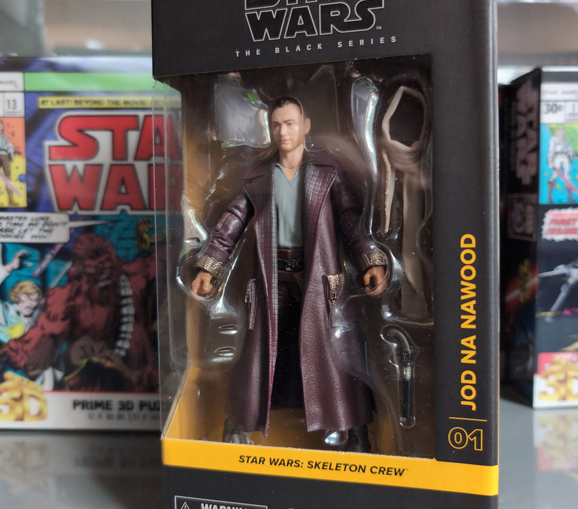 Jod Na Nawood (Skeleton Crew) Action Figure Star Wars Black Series 1:12 Scale