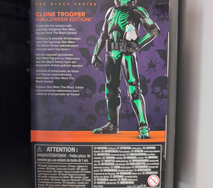 Clone Trooper Halloween Action Figure Star Wars Black Series 1:12 Scale