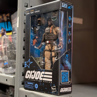 Hasbro GI Joe Classified Series 6-inch Carl Doc Greer action figure in packaging with medical accessories visible