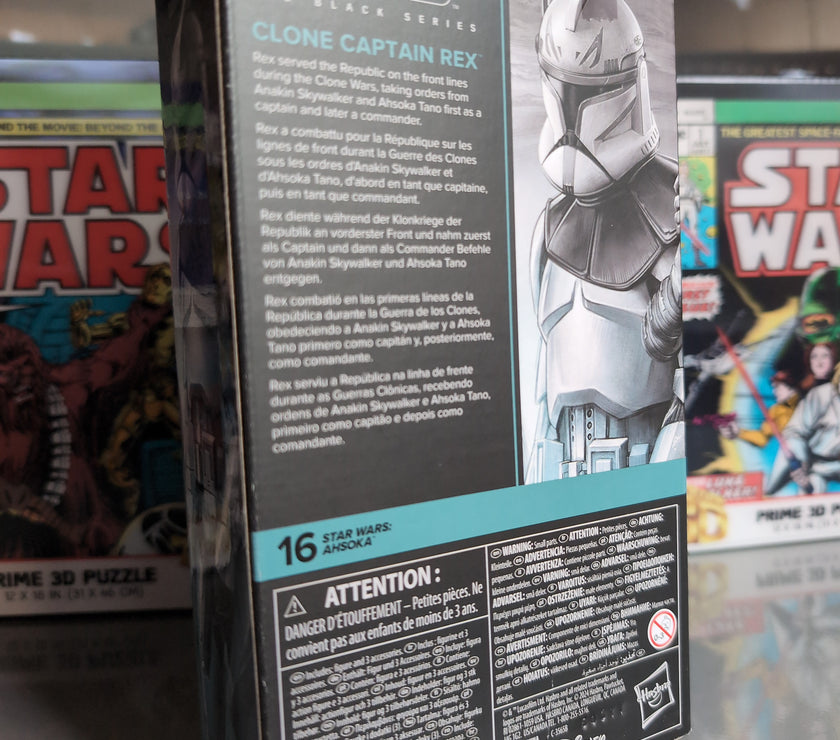Clone Captain Rex Ahsoka Action Figure Star Wars Black Series 1:18
