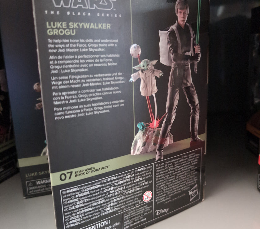 Luke Skywalker and Grogu BOBF Action Figure Star Wars Black Series 1:12