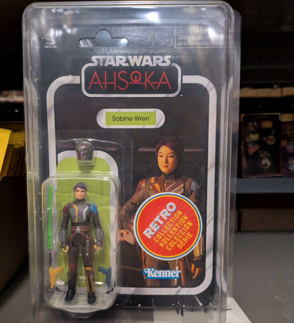 Sabine Wren Star Wars Retro Collection Action Figure incase Ahsoka