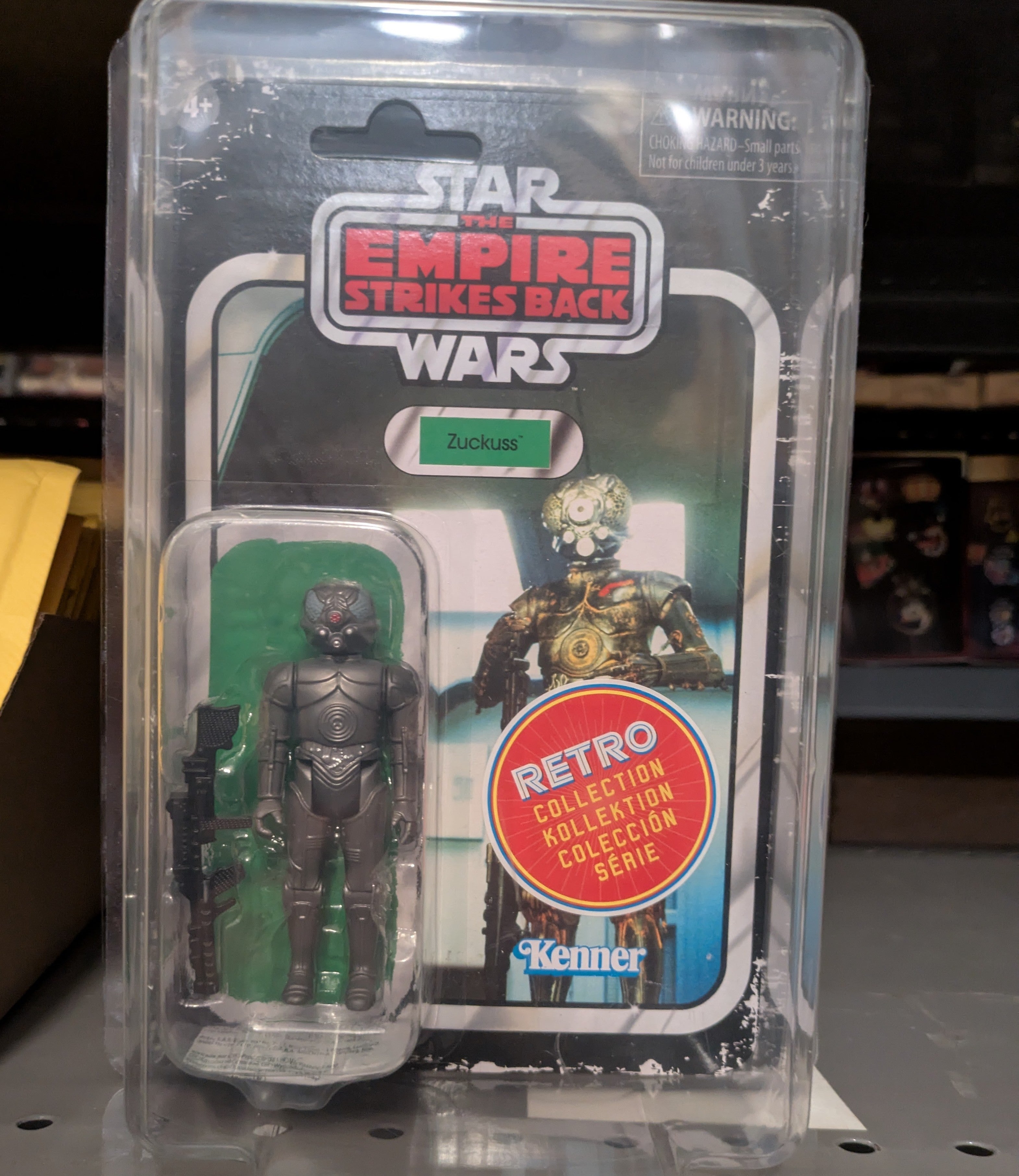 Zuckuss Star Wars Retro Collection Action Figure - In Case Empire Strikes Back by Kenner, new in box collectible toy