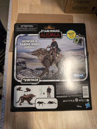 Kenner Star Wars Ahsoka Howler and Sabine Wren Peridea action figure set with vintage packaging
