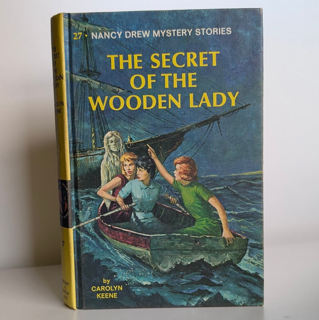 Vintage Nancy Drew Mystery 27 The Secret of the Wooden Lady by Carolyn Keene Grosset & Dunlap hardcover edition