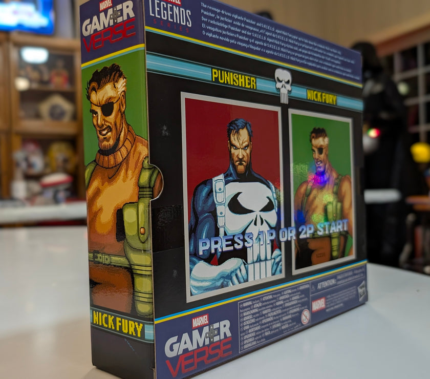 Marvel Legends Gamerverse Punisher & Nick Fury 6" Action Figure Two-Pack IN HAND