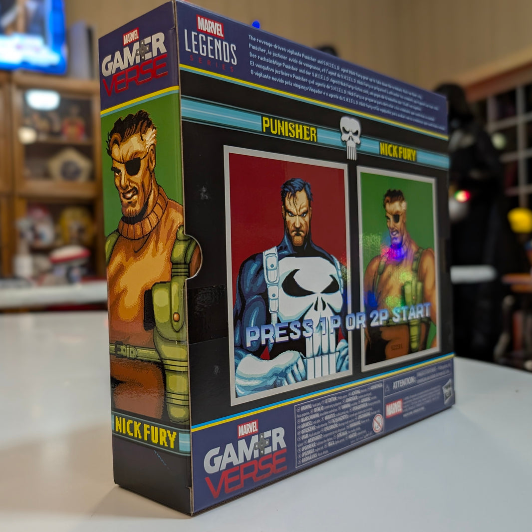 Marvel Legends Gamerverse Punisher & Nick Fury 6" Action Figure Two-Pack IN HAND