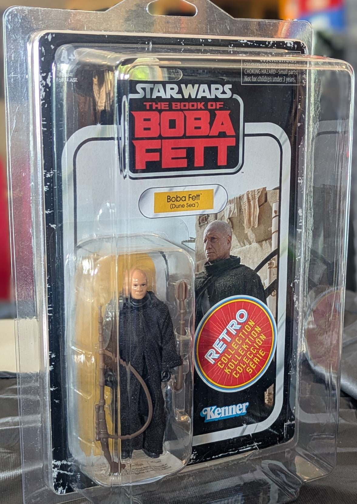 Boba Fett Dune Sea Star Wars Retro Collection Action Figure in case BOBF