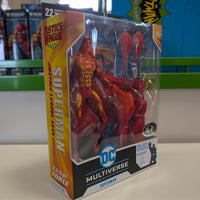 McFarlane DC Multiverse 7-inch variant Superman Justice League Task Force action figure in packaging with accessories