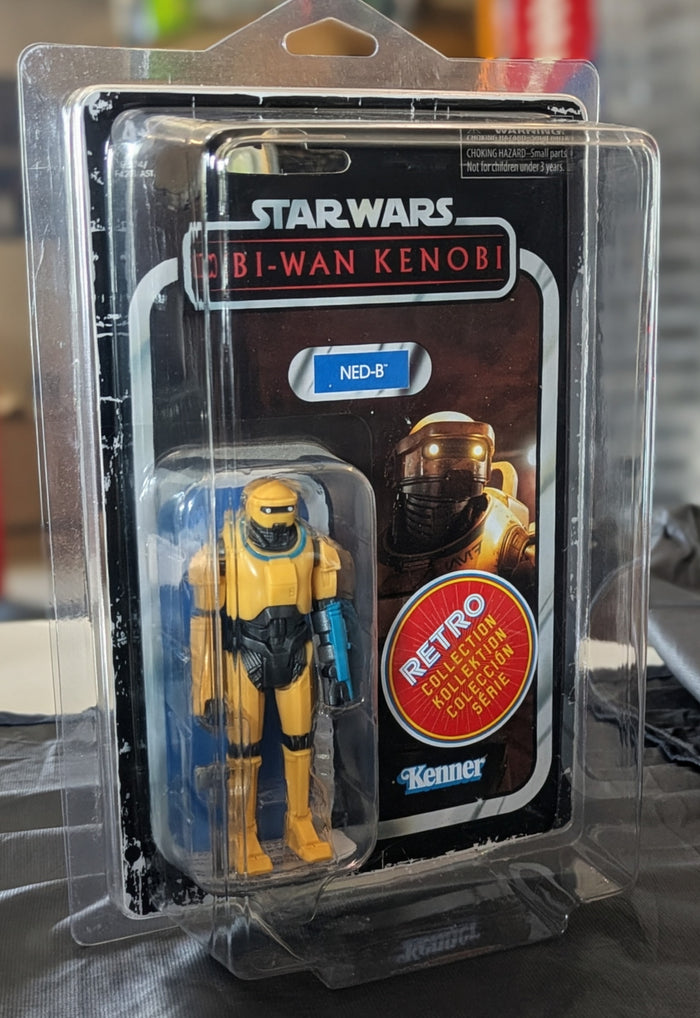 NED-B Star Wars Retro Collection Action Figure in case Obi-Wan by Kenner, new in box 3.75-inch scale collectible