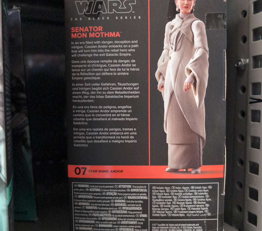 Senator Mon Mothma Action Figure Star Wars Black Series| 1:12