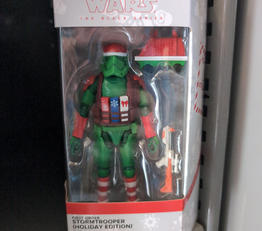 Christmas First Order Trooper Action Figure Star Wars Black Series 1:12 Scale