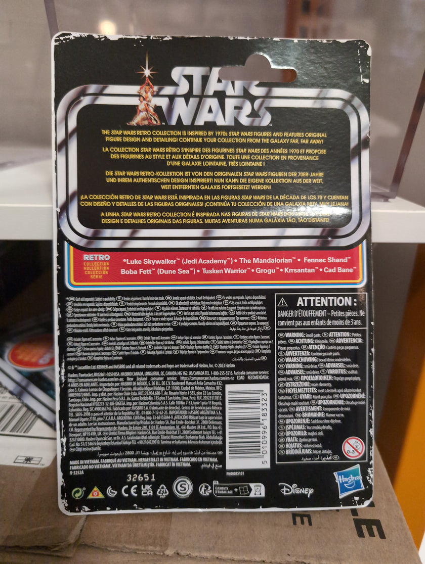 Kenner Star Wars Retro Collection Fennec Shand action figure packaging from The Book of Boba Fett series