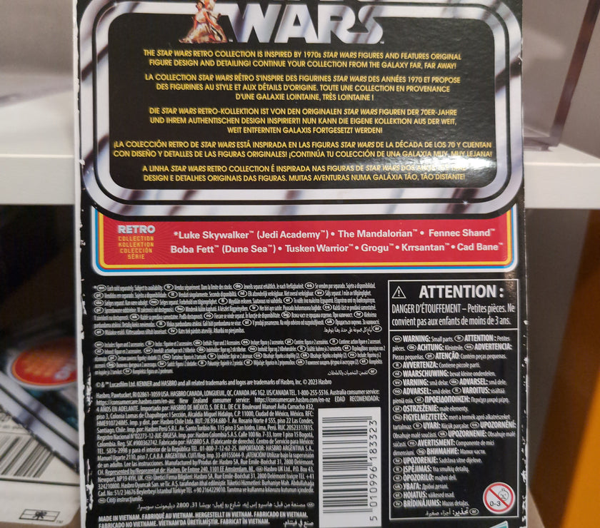 Kenner Star Wars Retro Collection Fennec Shand action figure packaging from The Book of Boba Fett series