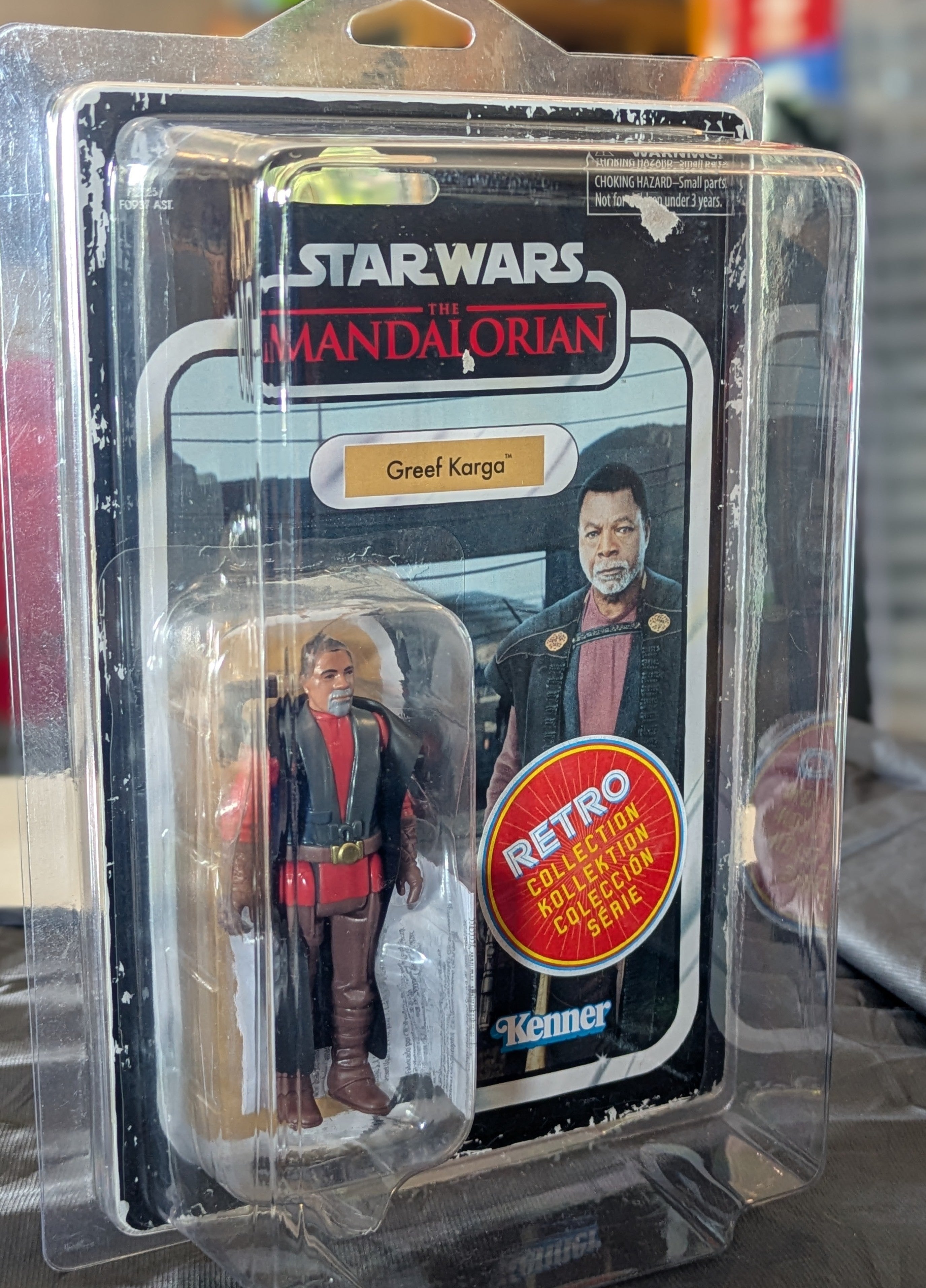 Greef Karga Star Wars Retro Collection Action Figure in case MANDO by Kenner, new in box 3.75-inch collectible toy