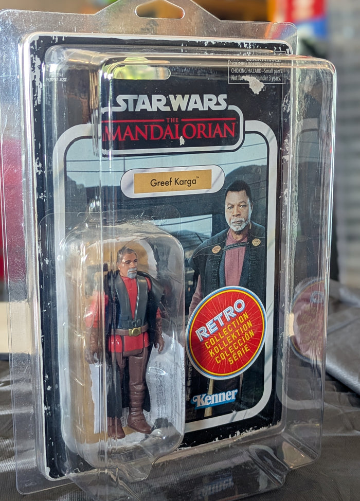 Greef Karga Star Wars Retro Collection Action Figure in case MANDO by Kenner, new in box 3.75-inch collectible toy