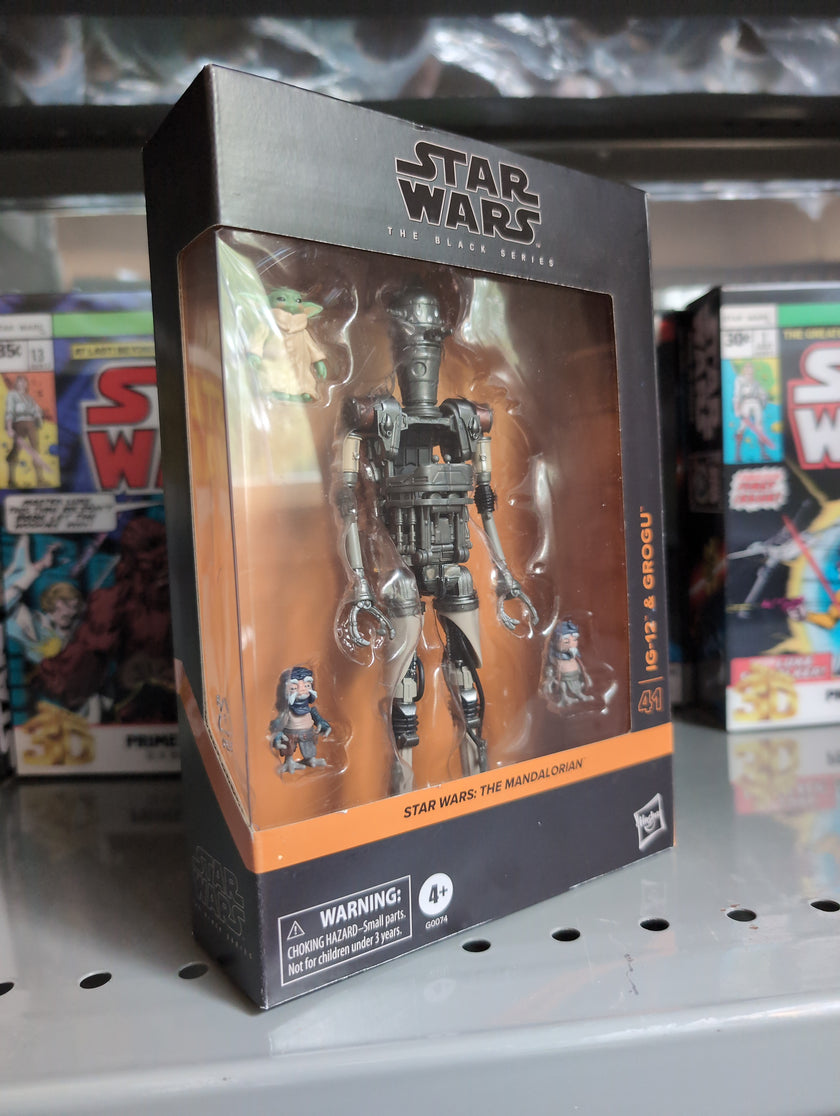IG-12 & Grogu Action Figure Star Wars Black Series 1:12 Scale