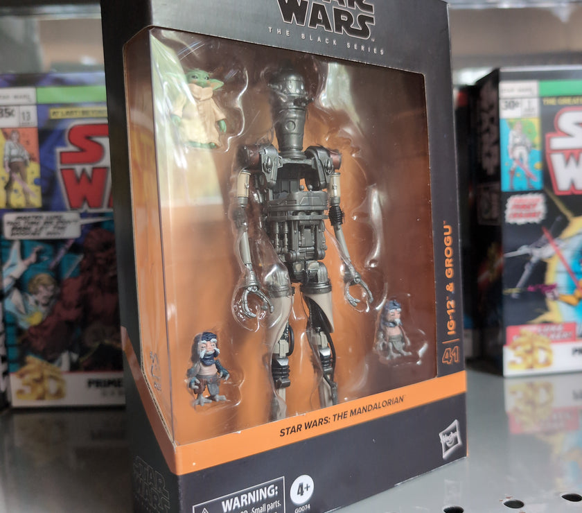 IG-12 & Grogu Action Figure Star Wars Black Series 1:12 Scale