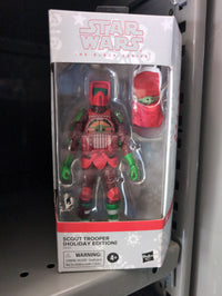 Christmas Biker Scout Action Figure Star Wars Black Series 1:12 Scale