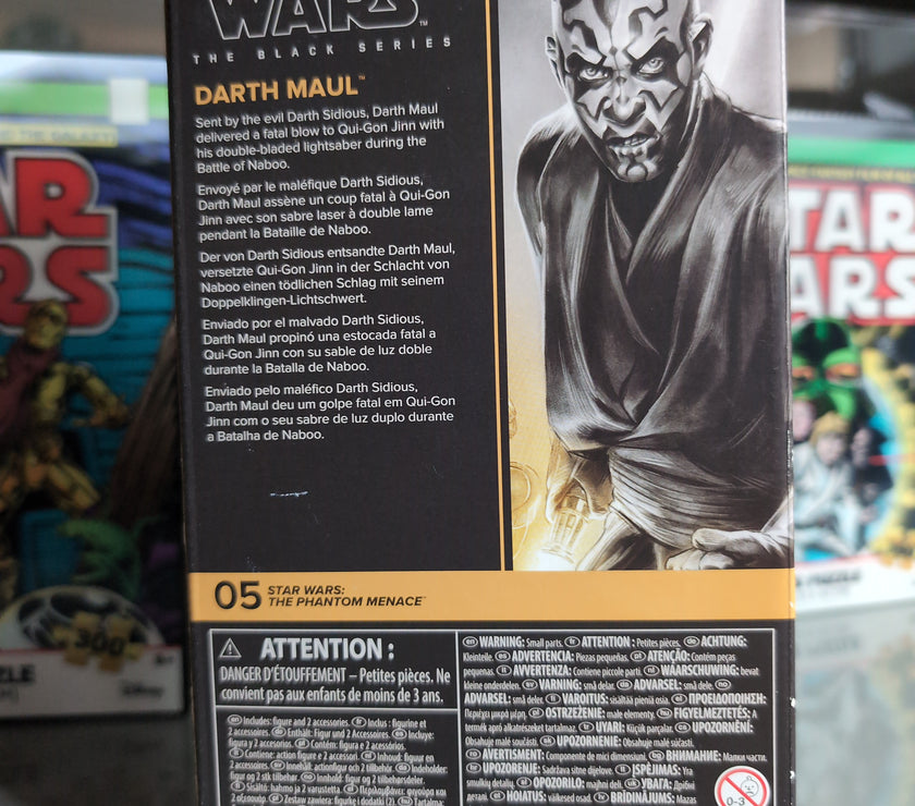 Darth Maul Action Figure Star Wars Black Series 1:12 Scale