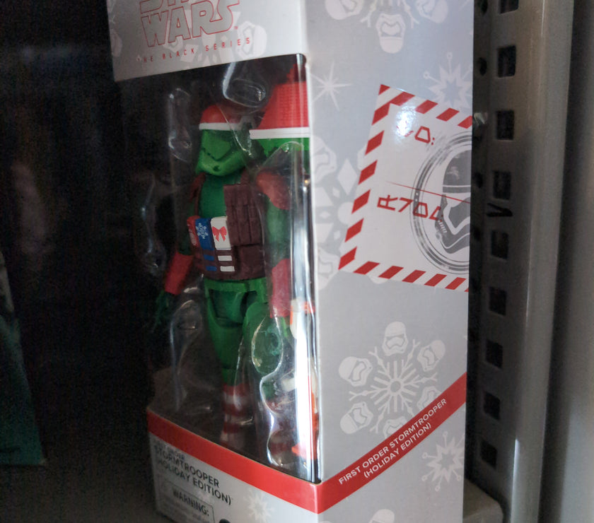 Christmas First Order Trooper Action Figure Star Wars Black Series 1:12 Scale