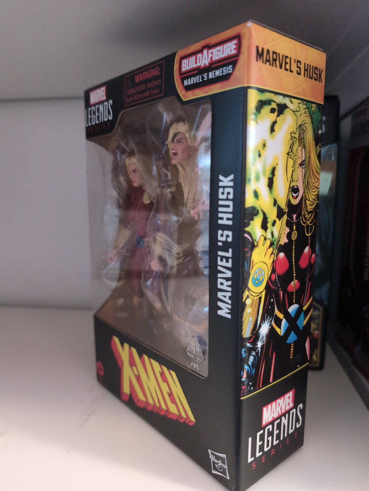 Hasbro Marvel Legends 6-inch Marvel's Husk action figure in collector packaging from X-Men series