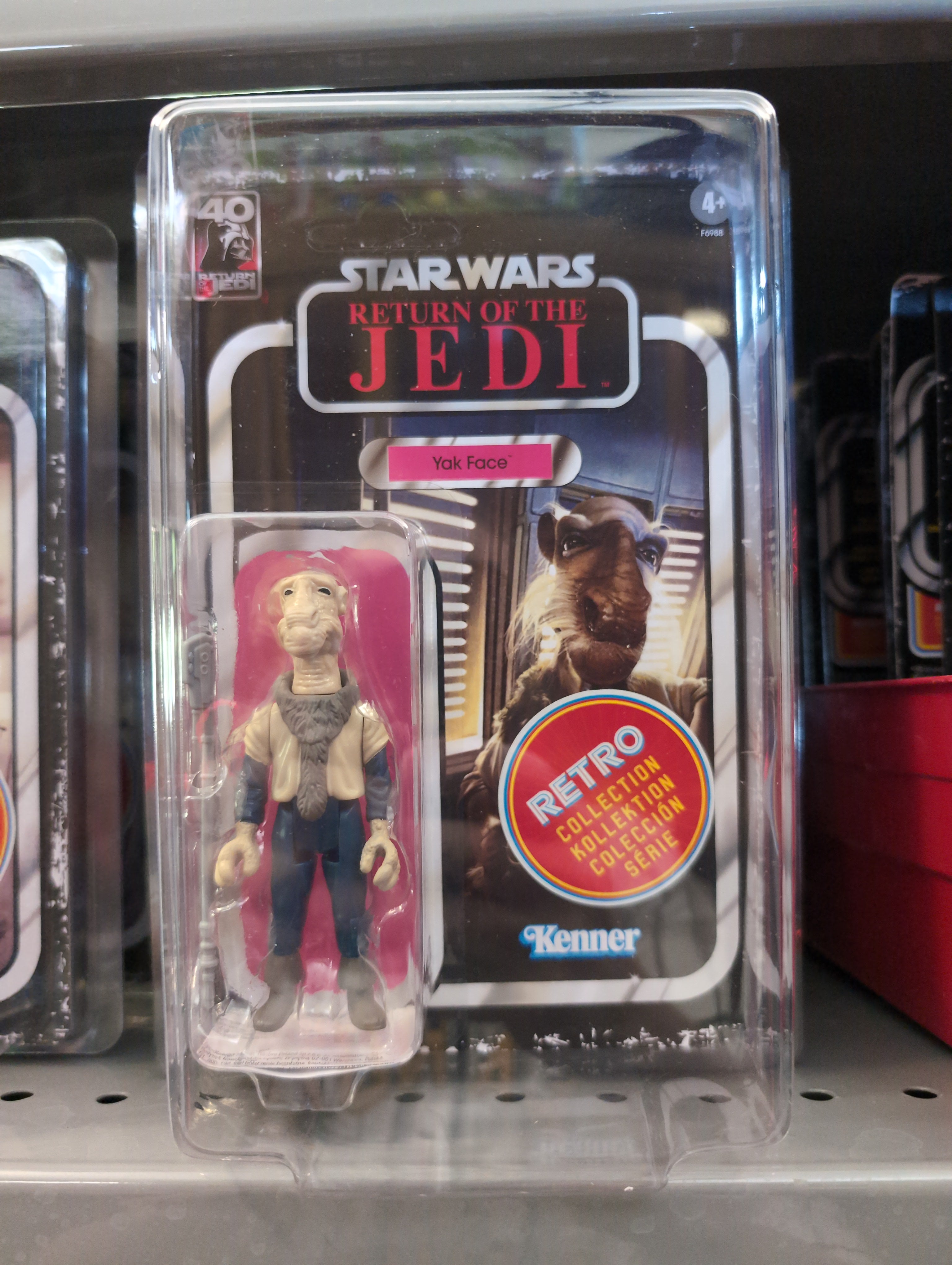 Yak Face Star Wars Retro Collection ROTJ Action Figure in case