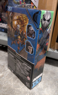 Hasbro GI Joe Classified Series Frag Viper 6-inch action figure packaging with character art and accessories details