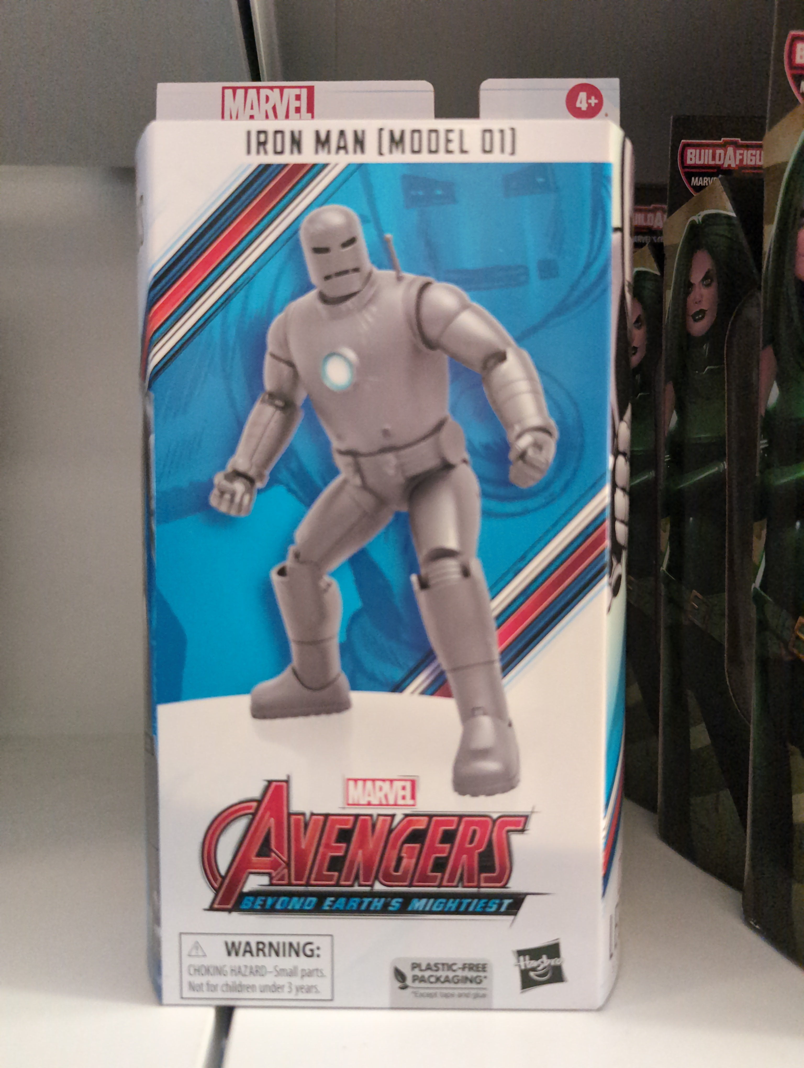 Hasbro Marvel Legends 6-inch Iron Man Model 01 action figure in original packaging from Avengers series