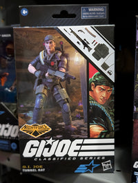 Hasbro GI Joe Classified Series 6-inch Tunnel Rat action figure in tactical gear with weapons and accessories packaging