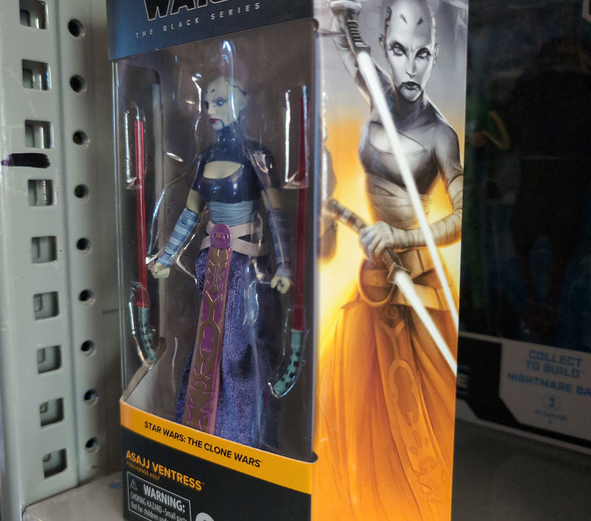 Asajj Ventress Action Figure Star Wars Black Series 1:12 Scale