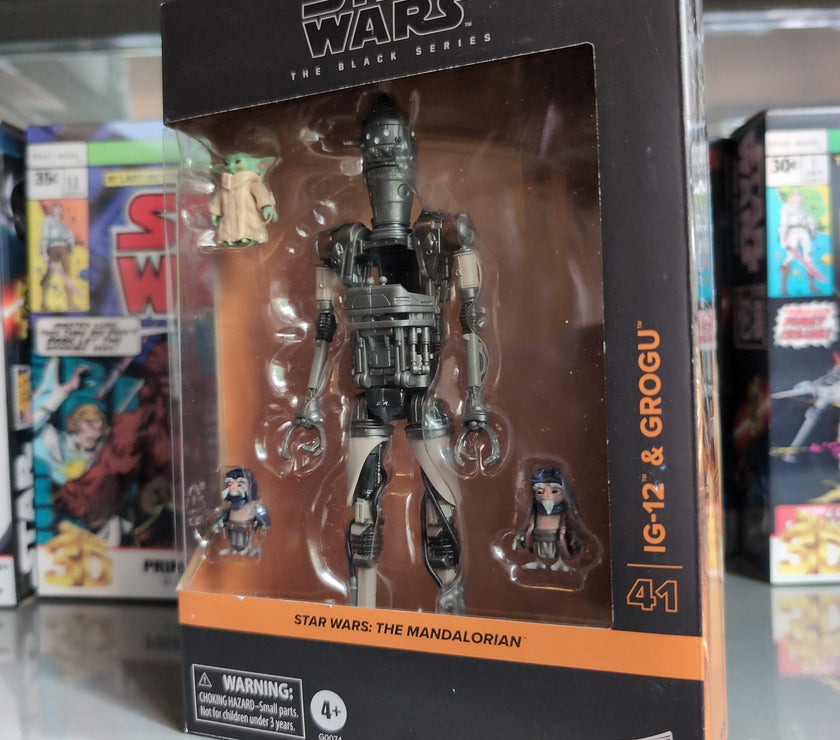 IG-12 & Grogu Action Figure Star Wars Black Series 1:12 Scale