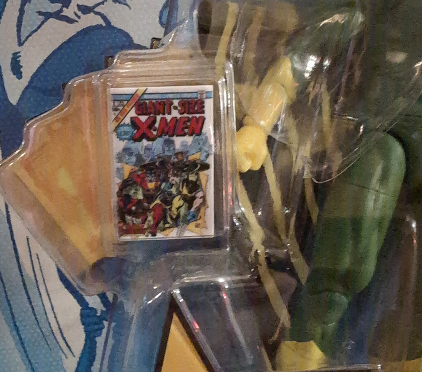 Hasbro Marvel Legends Banshee action figure with Giant-Size X-Men comic accessory in packaging