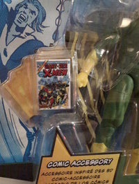 Hasbro Marvel Legends Banshee action figure with Giant-Size X-Men comic accessory in packaging