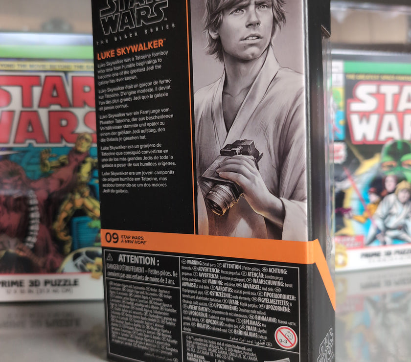 Luke Skywalker ANH Action Figure Star Wars Black Series 1:12 Scale