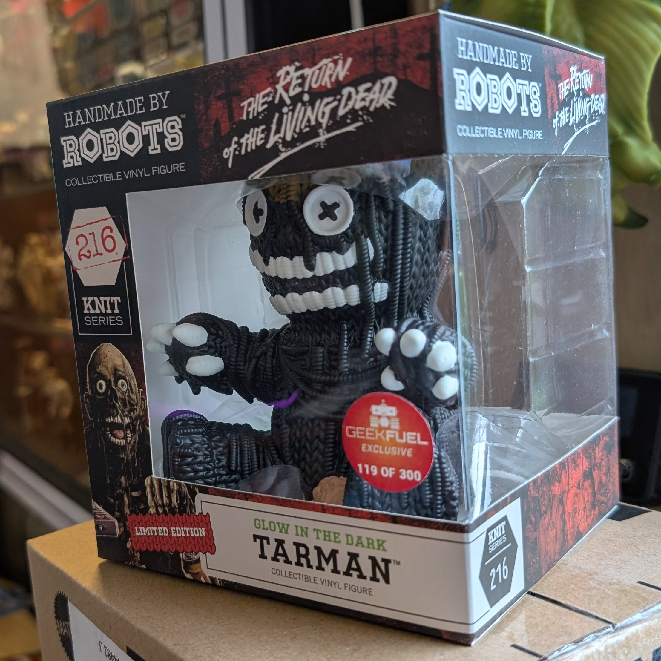 Tarman "Glow" Return of the Living Dead Vinyl Figure Handmade by Robots