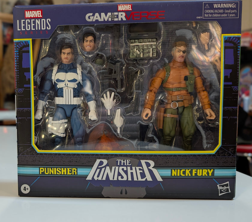 Marvel Legends Gamerverse Punisher & Nick Fury 6" Action Figure Two-Pack IN HAND