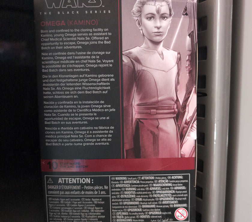 Omega (Kamino)Action Figure Star Wars Black Series 1:12 Scale