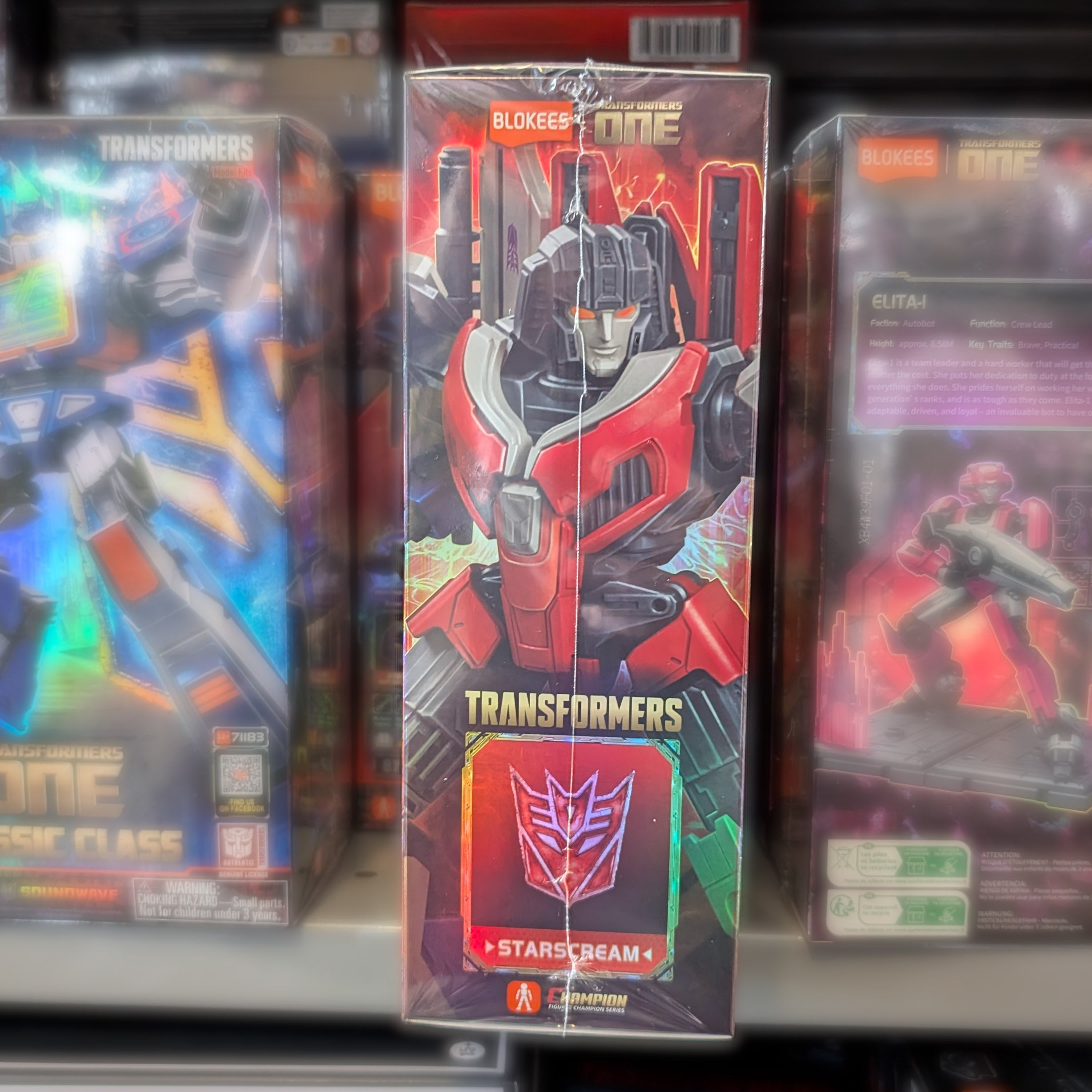 Transformers Classic Class Starscream Blokees Model Kit