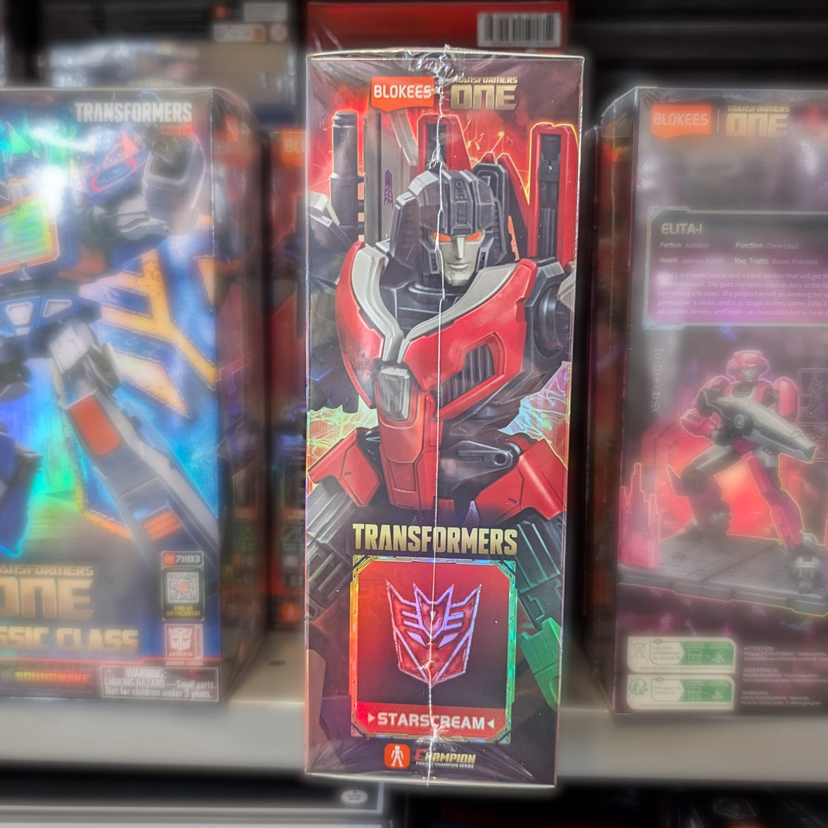 Transformers Classic Class Starscream Blokees Model Kit