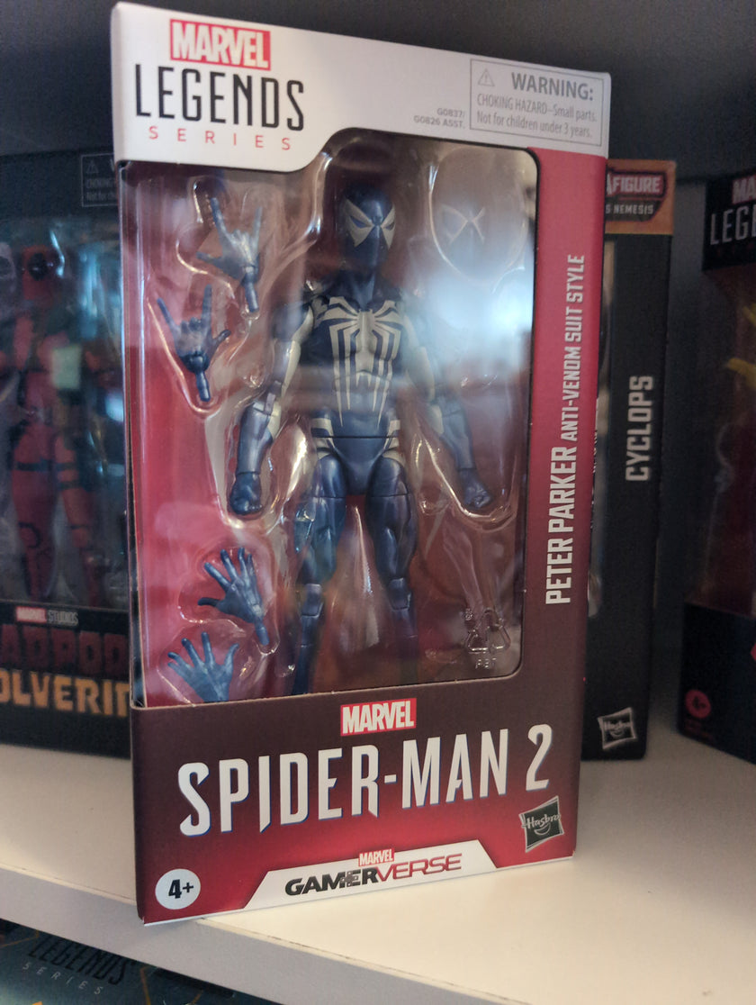 Hasbro Marvel Legends Gamerverse Peter Parker Spider-Man 2 Anti-Venom Suit 6-inch figure in packaging