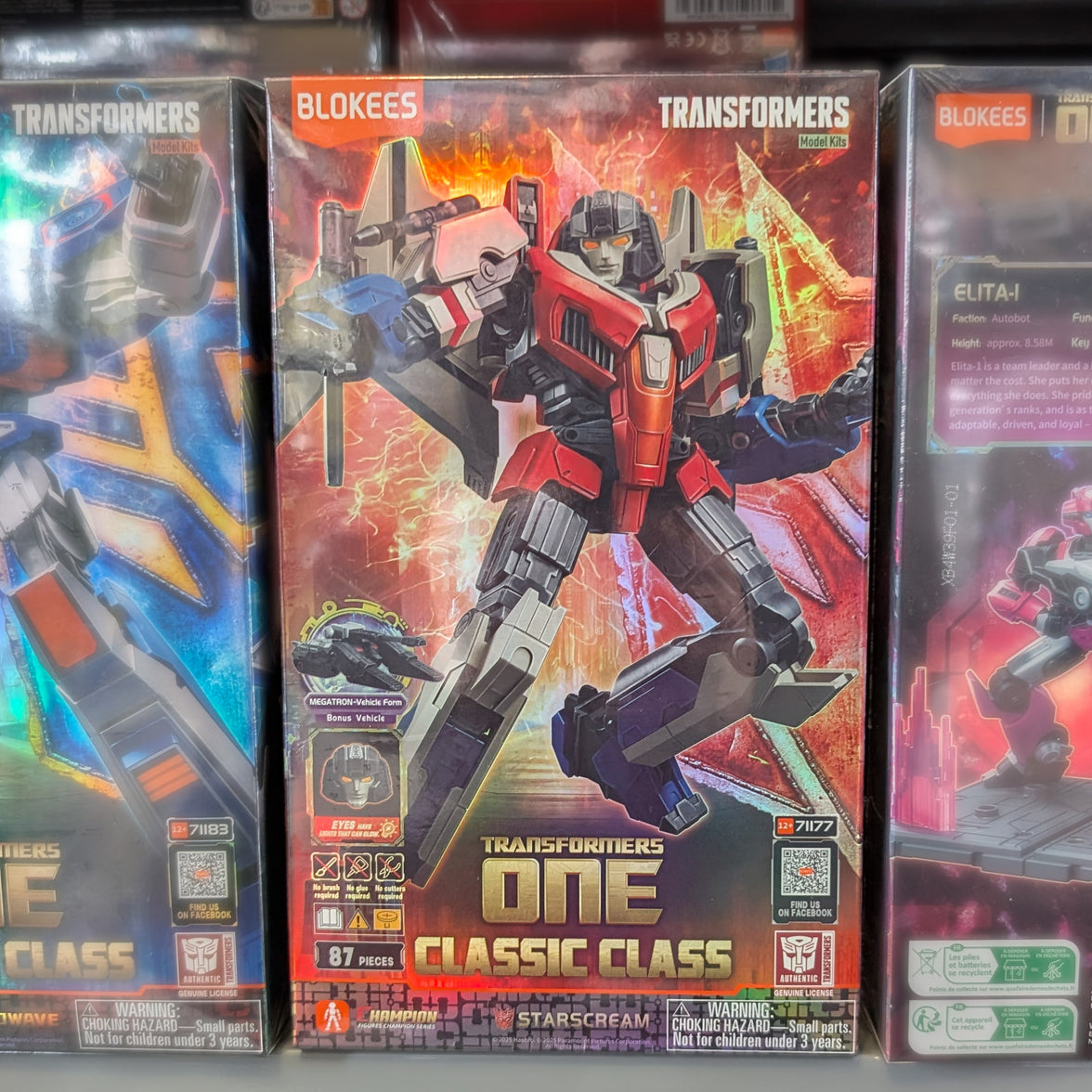 Transformers Classic Class Starscream Blokees Model Kit