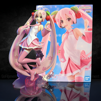 Sakura Miku Evolve 9" Banpresto Anime Statue Hatsune Miku Figure