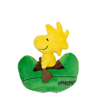 Woodstock 6" Beast Kingdom Peanuts Plush Pull Back Car PBC-038 soft toy in green vehicle