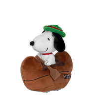 Snoopy Explorer 6" Beast Kingdom Peanuts Plush Pull Back Car PBC-038 with Snoopy in explorer hat