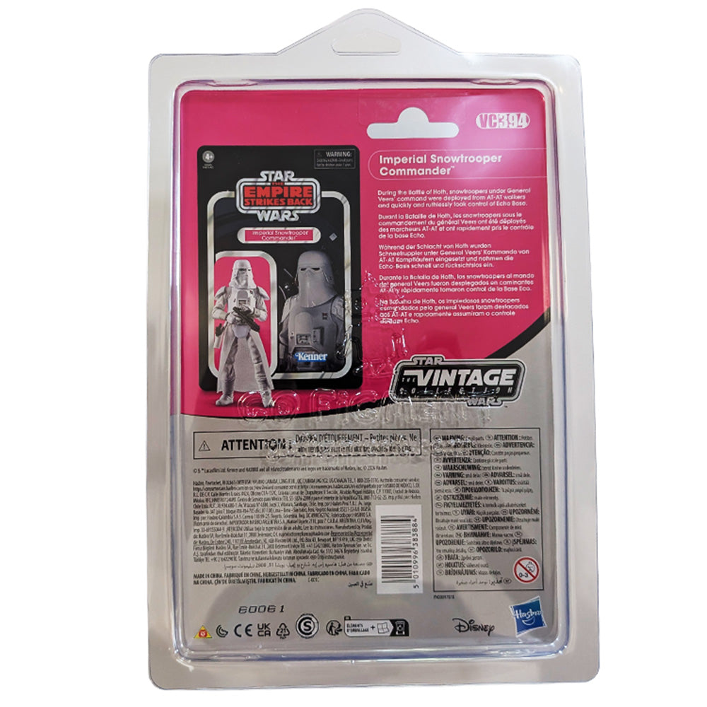 Kenner Imperial Snowtrooper Commander 1:18 | 3.75" Star Wars The Vintage Collection Action Figure (VC394) packaging
