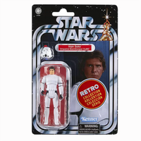 Han Solo (Imperial Stormtrooper Outfit) Star Wars Retro Collection Action Figure by Hasbro with Removable Helmet 3.75 in