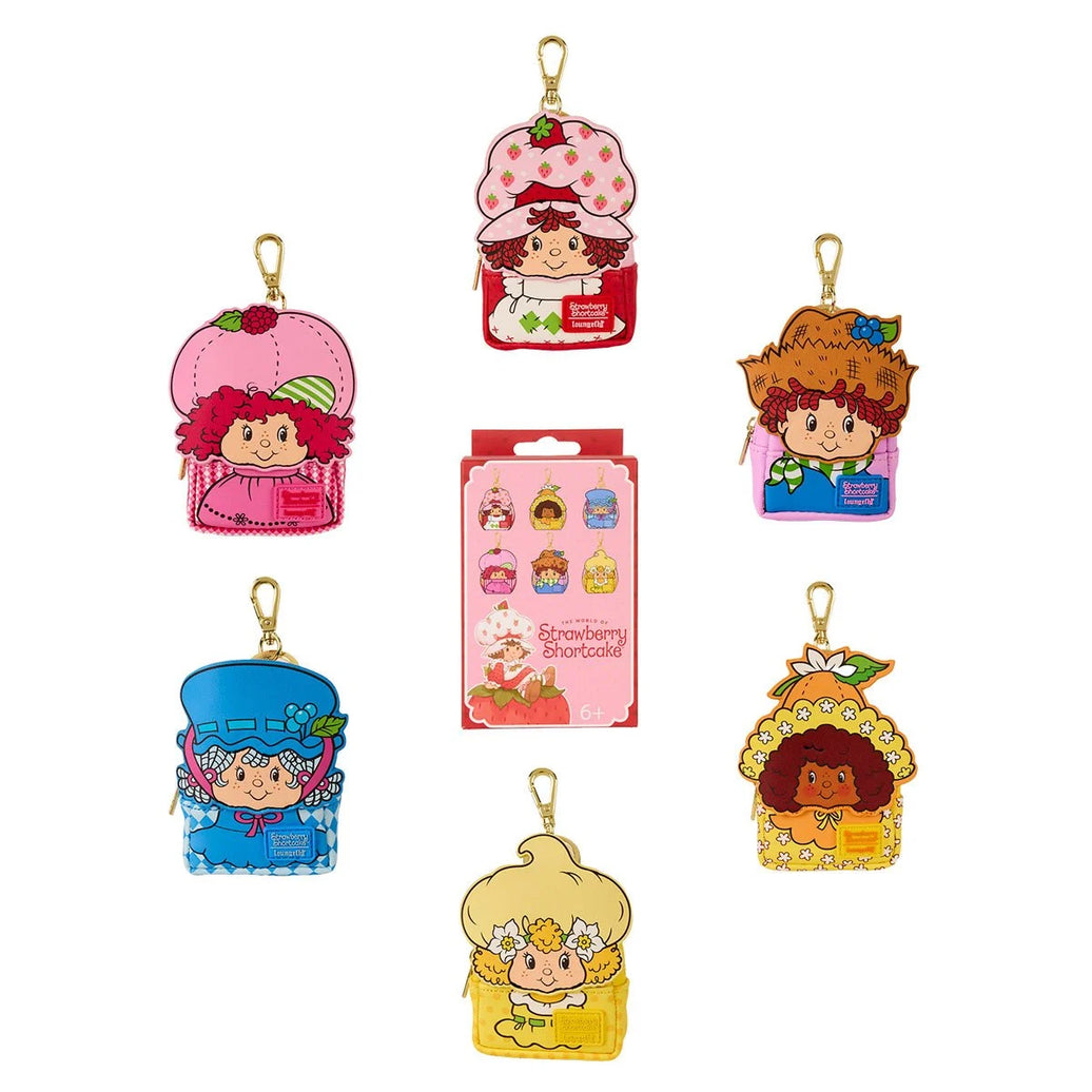 Mini-Loungefly Strawberry Shortcake and Friends U-PICK Bag Charm by Loungefly featuring six character charms